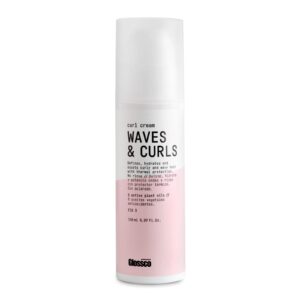 Glossco Waves & Curls lanksčios fiksacijos garbanų kremas 150 ml